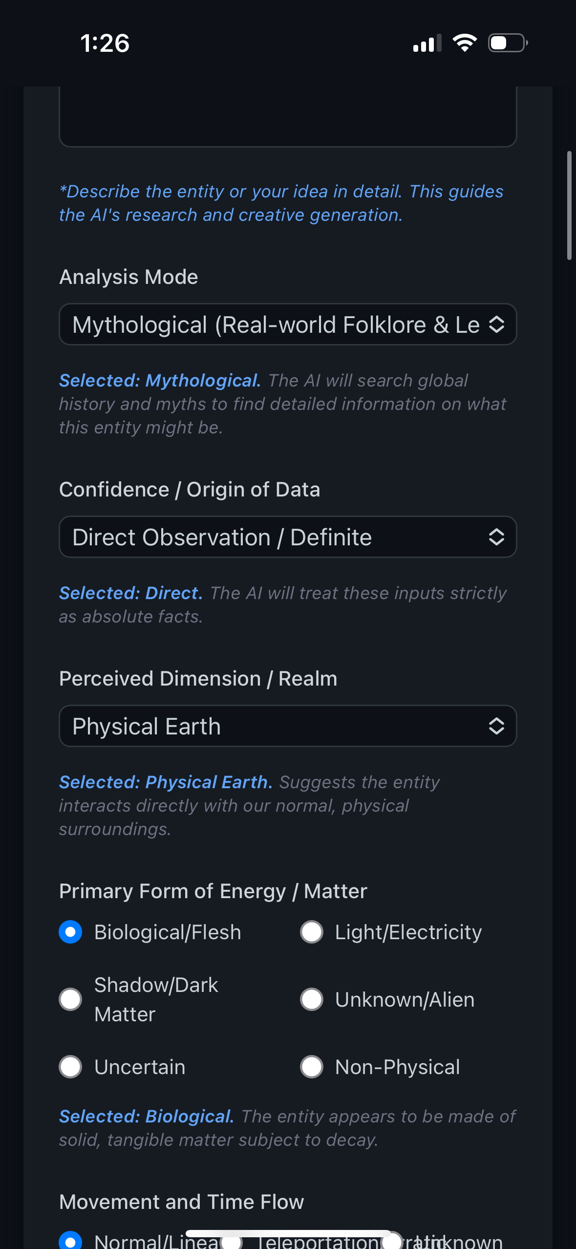 Anomaly Index Screenshot 2
